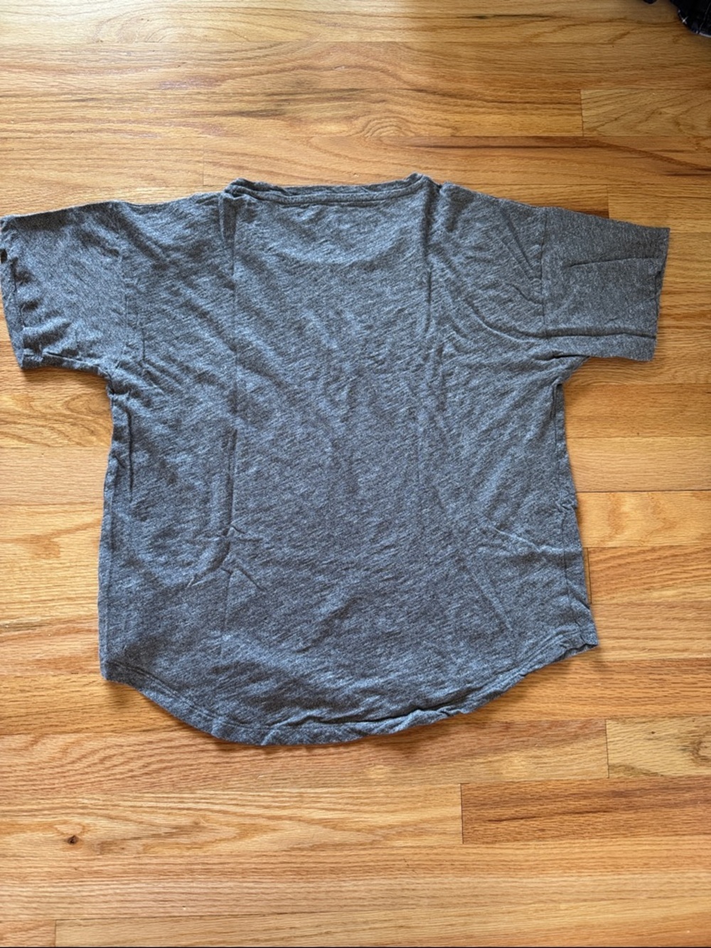 Price Drop! Madewell Gray Crewneck Tee Size L - Picture 2 of 2